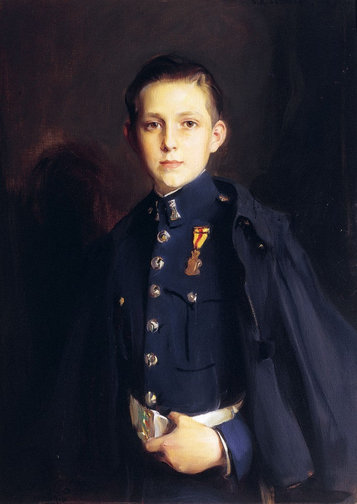 Portrait de l'infant Don Juan de Bourbon - Philip de László image 1 copie peinte à la main à l’huile