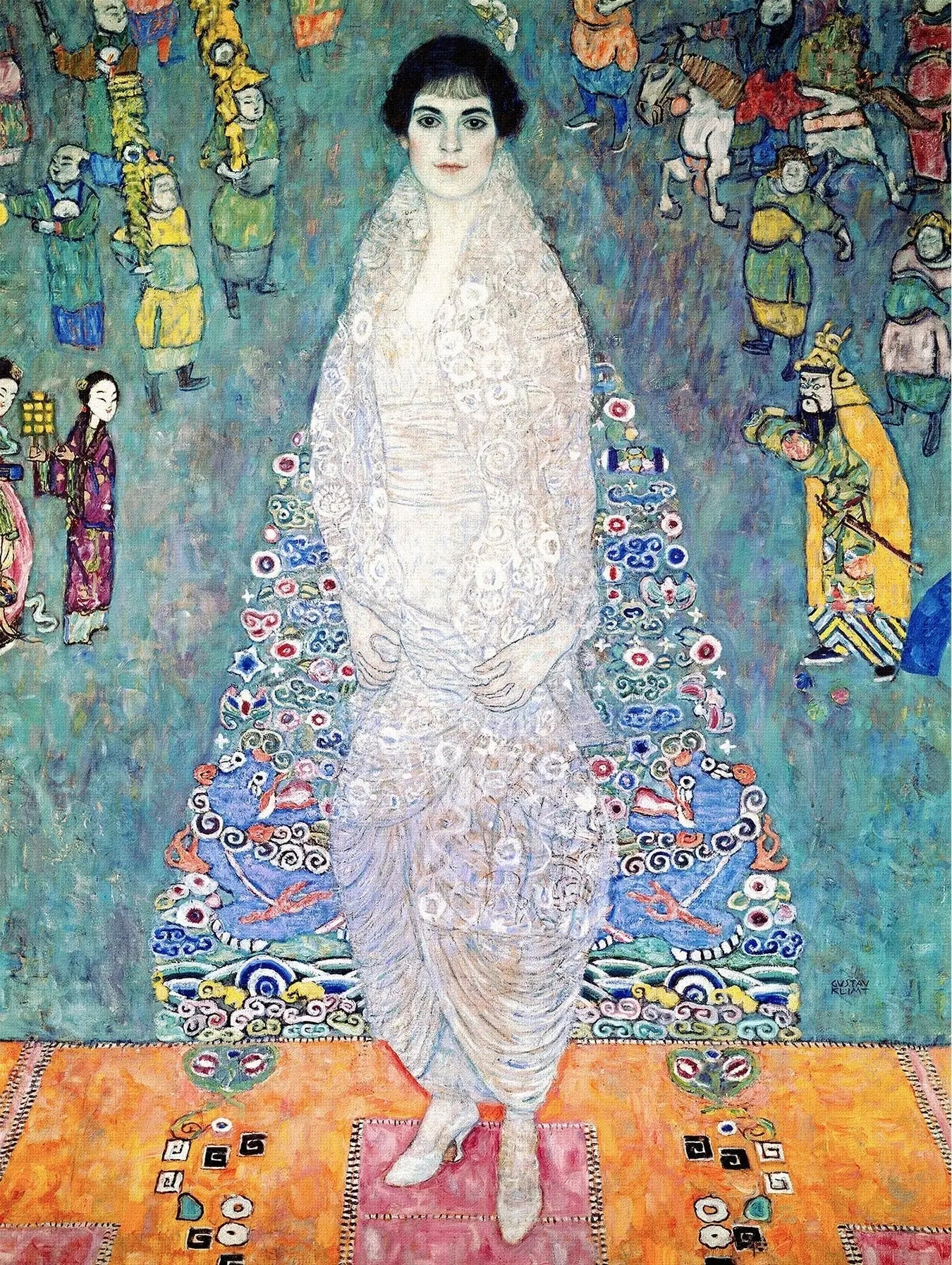 Portrait de la baronne Elisabeth Bachofen-Echt - Gustav Klimt image 1 copie peinte à la main à l’huile
