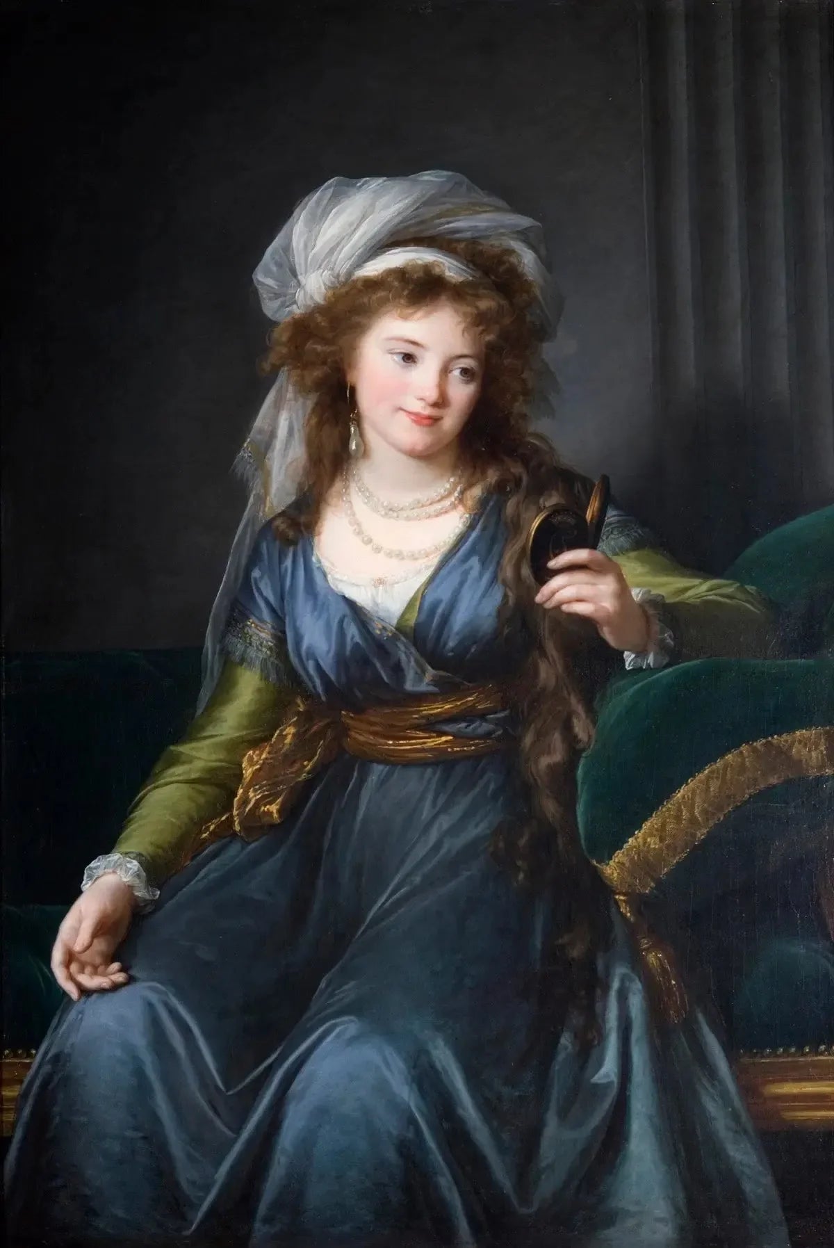 Portrait de la Comtesse Catherine Skavronskaïa - Élisabeth Vigée Le Brun image 1 reproduction d’œuvre d’art à l’huile