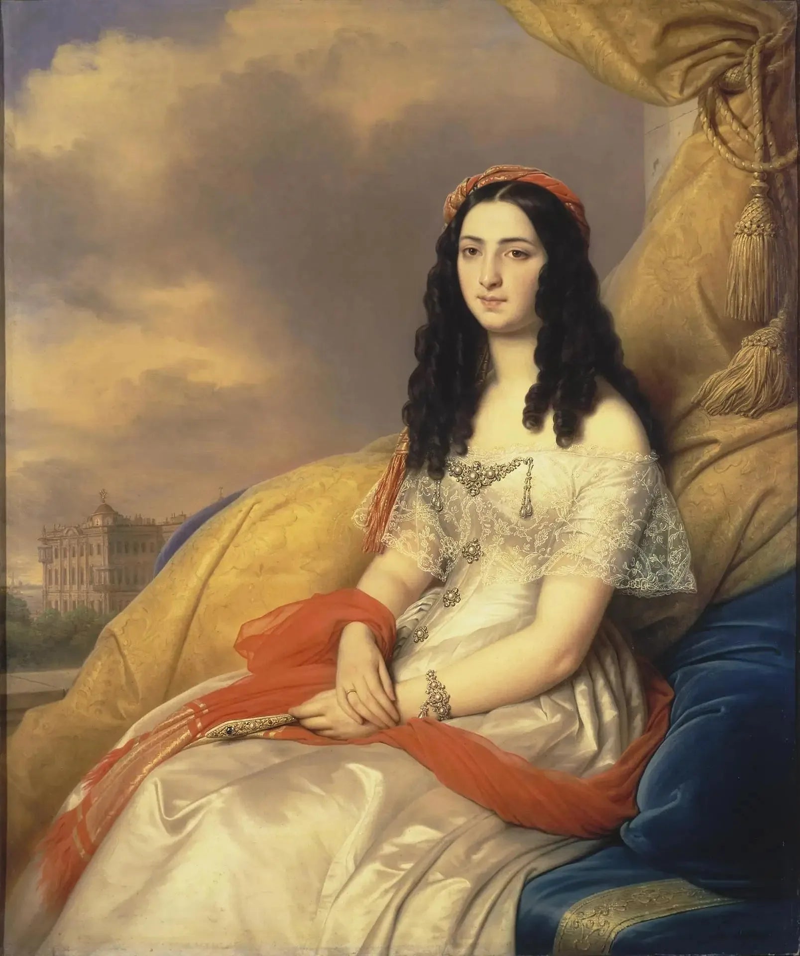Portrait de la comtesse d'Ash - Charles de Steuben image 1 reproduction réalisée par Alpha Reproduction