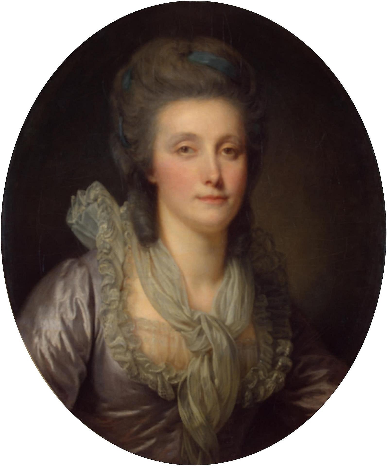 Portrait de la comtesse Ekaterina Chouvalova - Jean-Baptiste Greuze image 1 reproduction d’œuvre d’art à l’huile