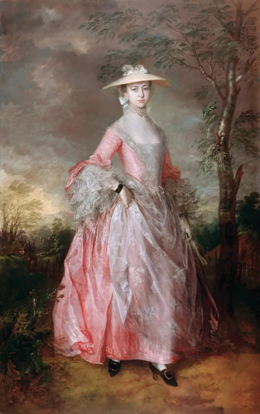 Portrait de la comtesse Howe - Thomas Gainsborough image 1 copie de tableau peinte à la main