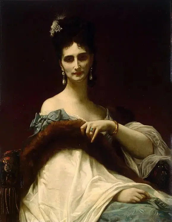 Portrait de la comtesse de Koller (née Maria Riznich) - Alexandre Cabanel image 1 reproduction réalisée par Alpha Reproduction