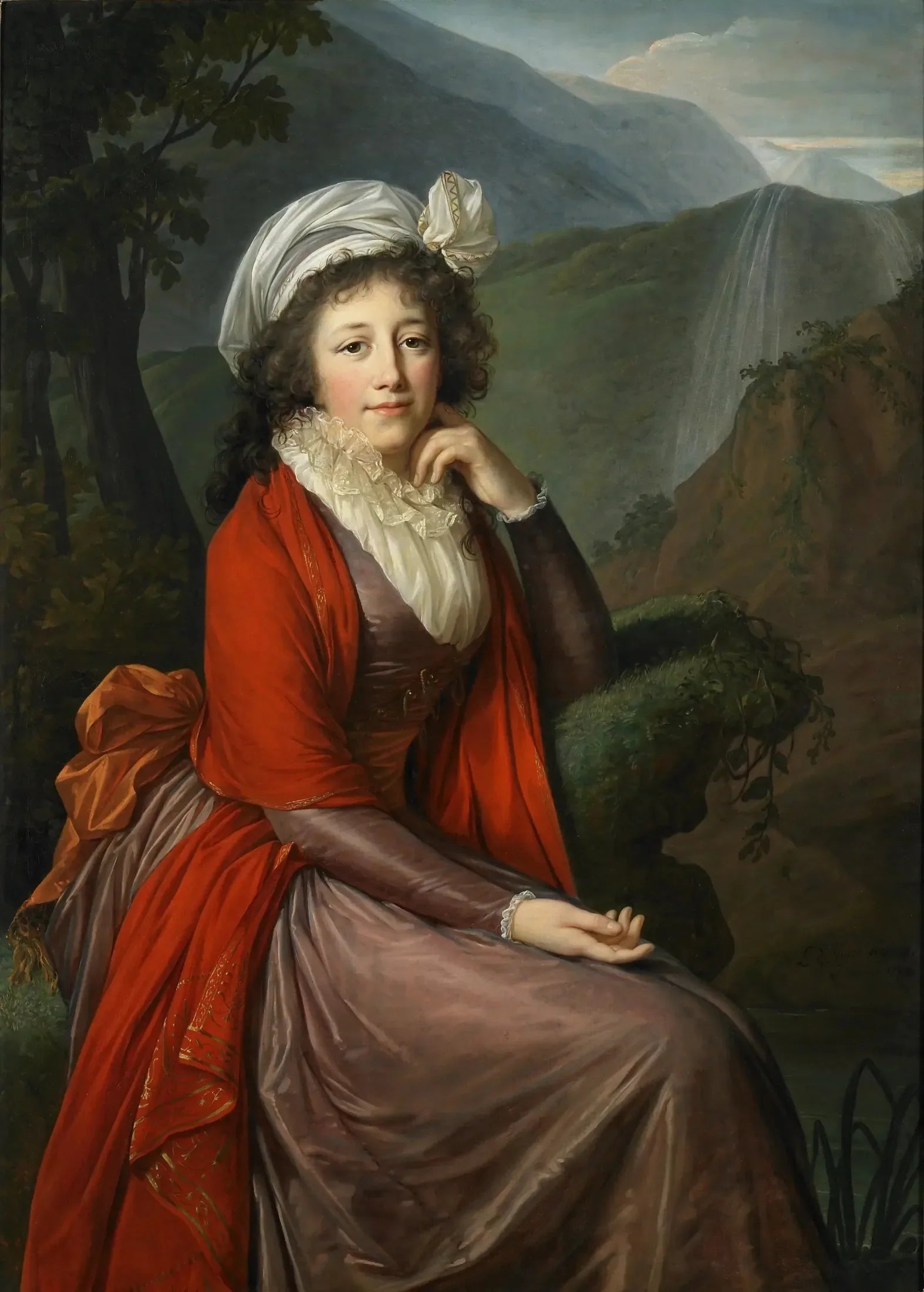 Portrait de la comtesse Maria Theresia Bucquoi, née Parr (1746-1818) - Élisabeth Vigée Le Brun image 1 tableau peint à l’huile sur toile