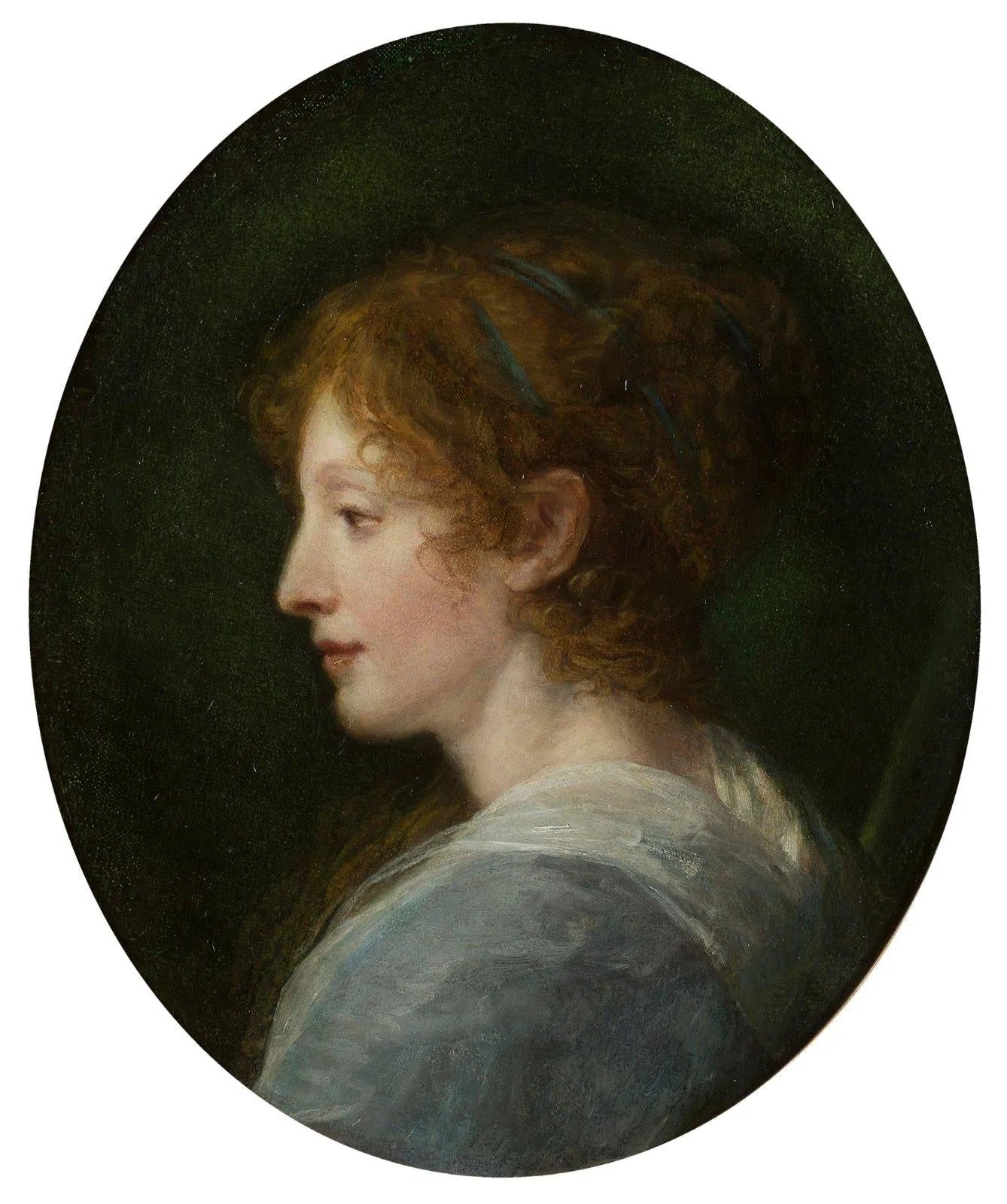Portrait de la comtesse Mollien - Jean-Baptiste Greuze image 1 copie peinte à la main à l’huile