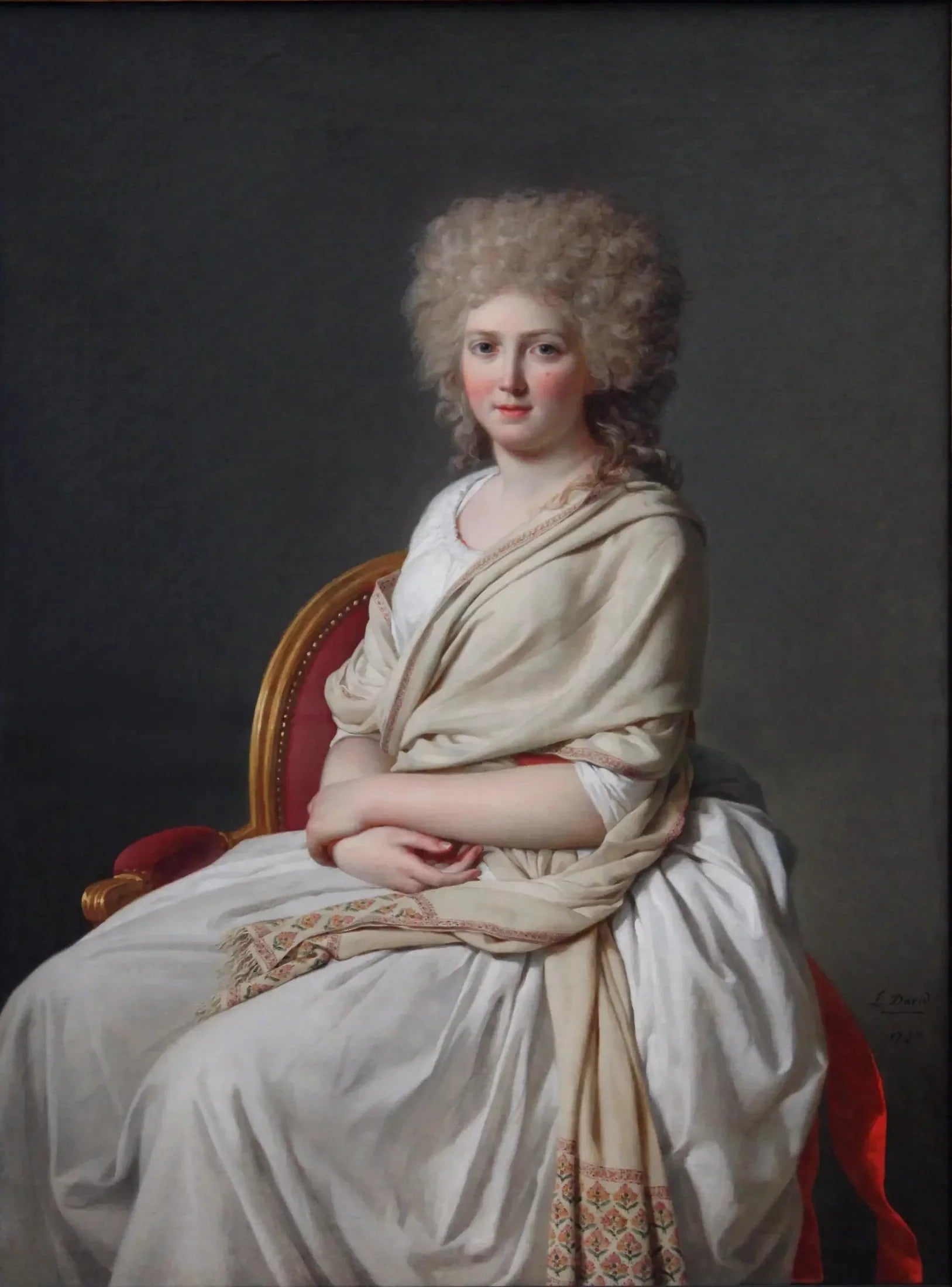Portrait de la comtesse de Sorcy-Thélusson - Jacques-Louis David image 1 tableau peint à l’huile sur toile