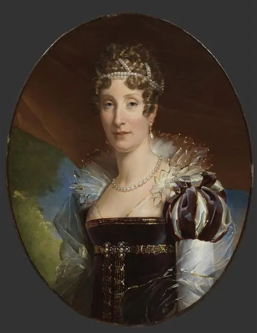 Portrait de la duchesse d'Orléans - François Gérard image 2 copie de tableau peinte à la main