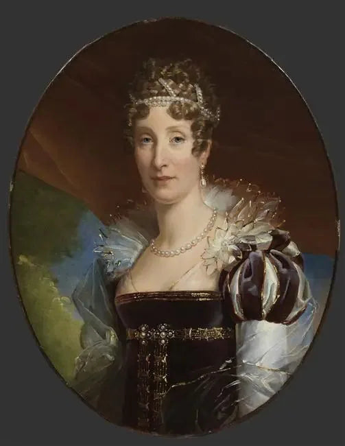 Portrait de la duchesse d'Orléans - François Gérard image 3 tableau peint à l’huile sur toile