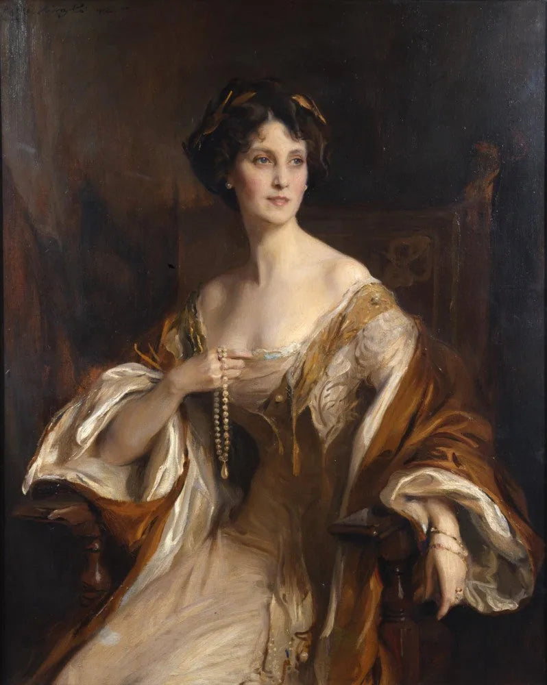 Portrait de la duchesse de Portland - Philip de László image 1 reproduction de peinture à l’huile