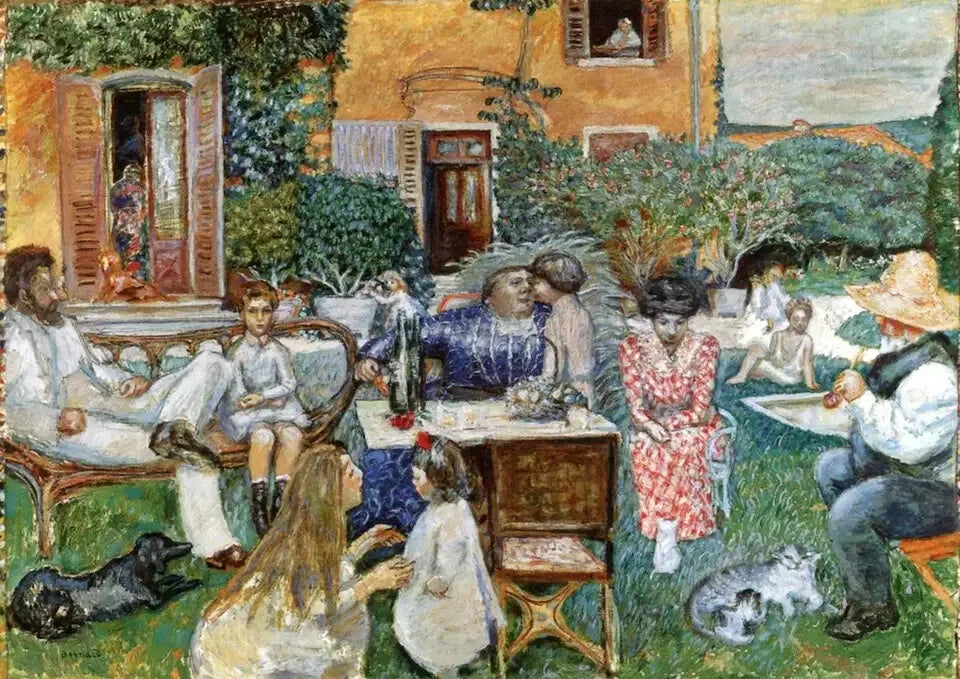Portrait de la famille Terrasse - Pierre Bonnard image 1 copie de tableau peinte à la main