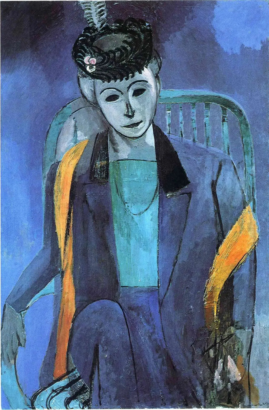 Portrait de la femme de l'artiste - Henri Matisse