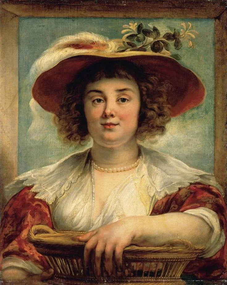 Portrait de la fille de l'artiste, Élisabeth - Jacob Jordaens