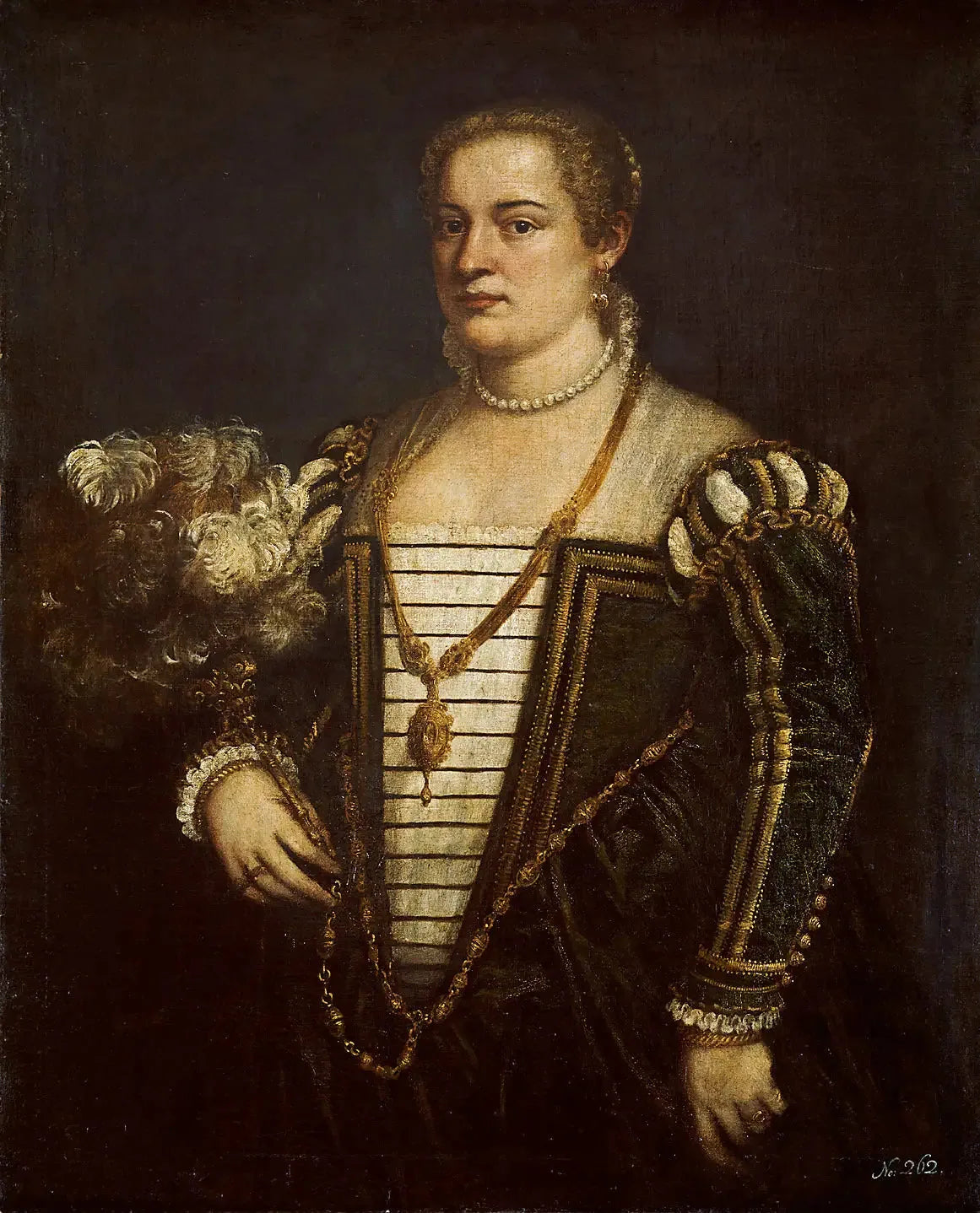 Portrait de la fille de l'artiste, Lavinia - Titian image 1 reproduction d’œuvre d’art à l’huile