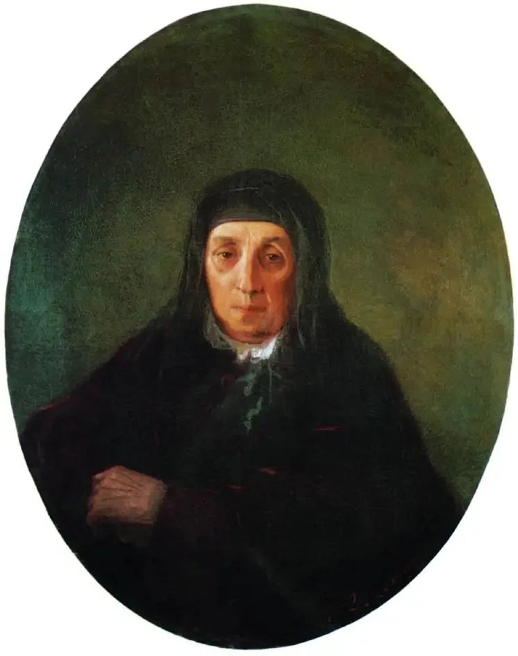 Portrait de la grand-mère du peintre Ashhen - Ivan Aïvazovski image 1 reproduction artisanale de tableau