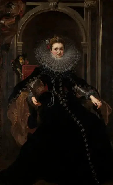 Portrait de la marquise Veronica Spinola Doria - Peter Paul Rubens image 1 copie de tableau peinte à la main