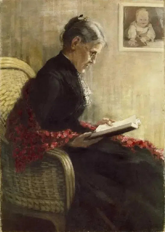 Portrait de la mère - Franz Marc image 1 tableau peint à l’huile sur toile