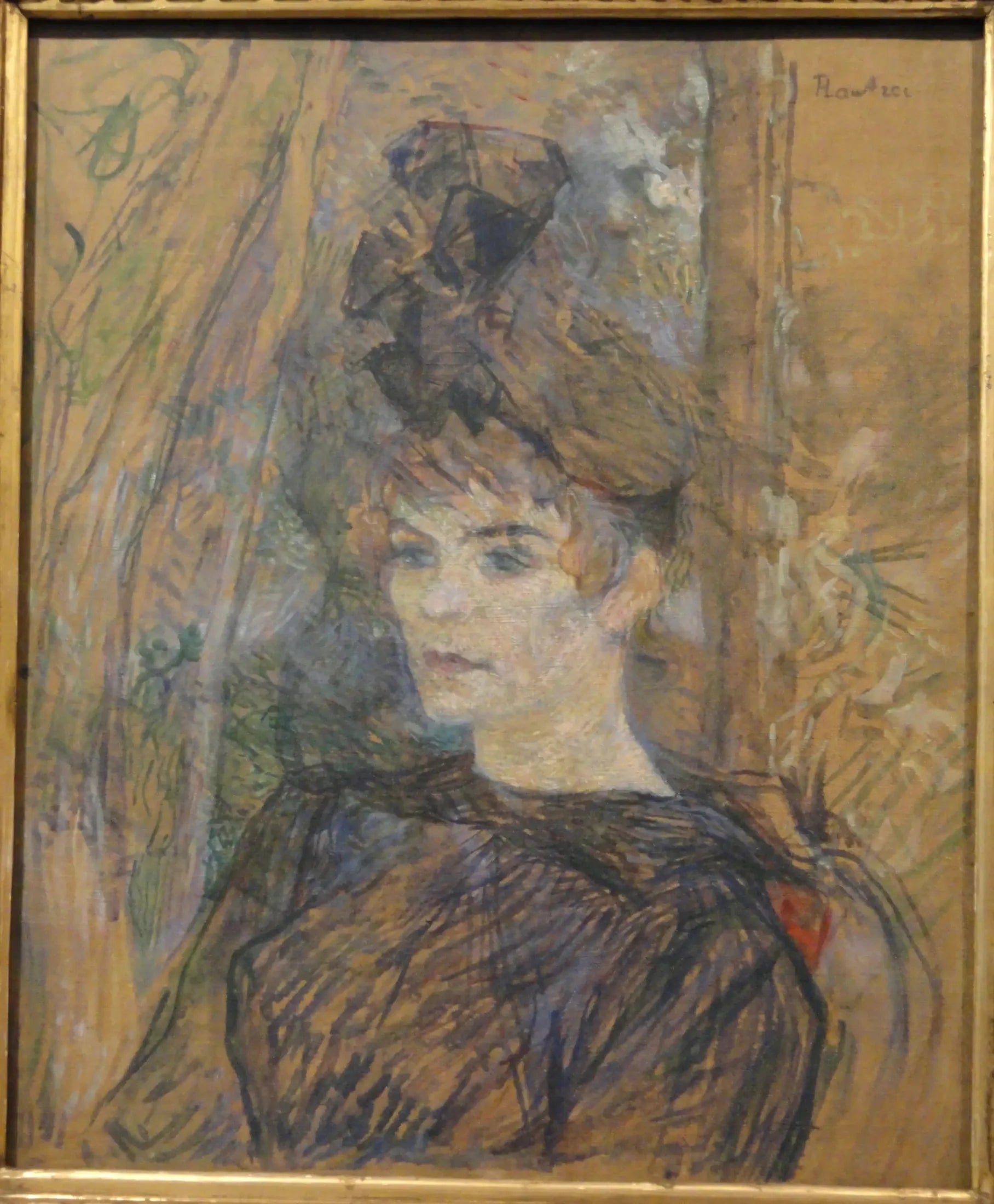 Portrait de la Peintre Suzanne Valadon - Henri de Toulouse-Lautrec image 1 copie peinte à la main à l’huile