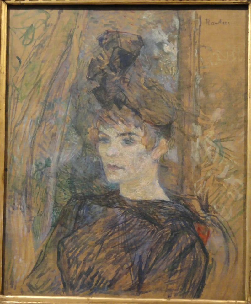 Portrait de la Peintre Suzanne Valadon - Henri de Toulouse-Lautrec