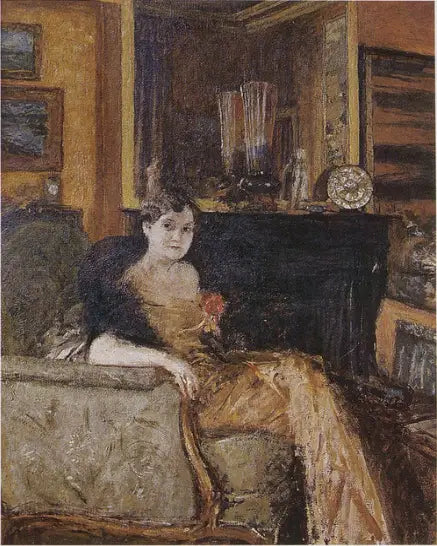 Portrait de la princesse Elizabeth Bibesco, assise - Édouard Vuillard