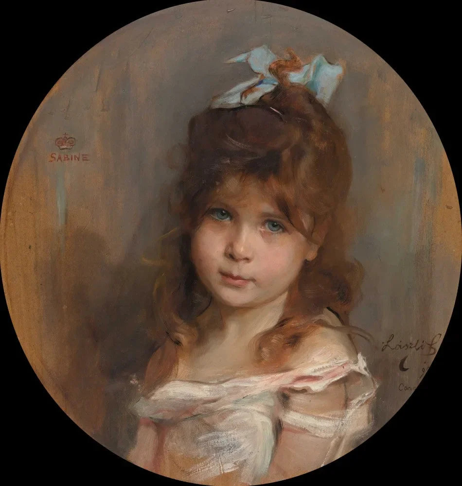 Portrait de la Princesse Sabine de Hohenlohe - Philip de László image 1 reproduction réalisée par Alpha Reproduction