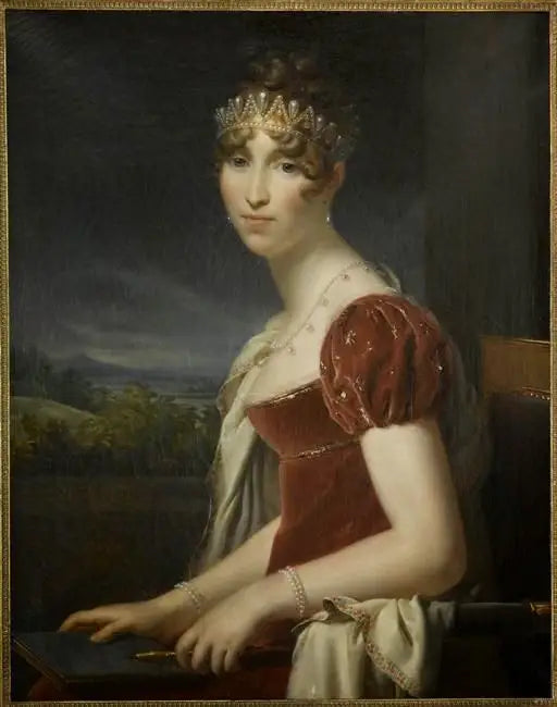 Portrait de la reine Hortense - François Gérard image 1 reproduction d’œuvre d’art à l’huile
