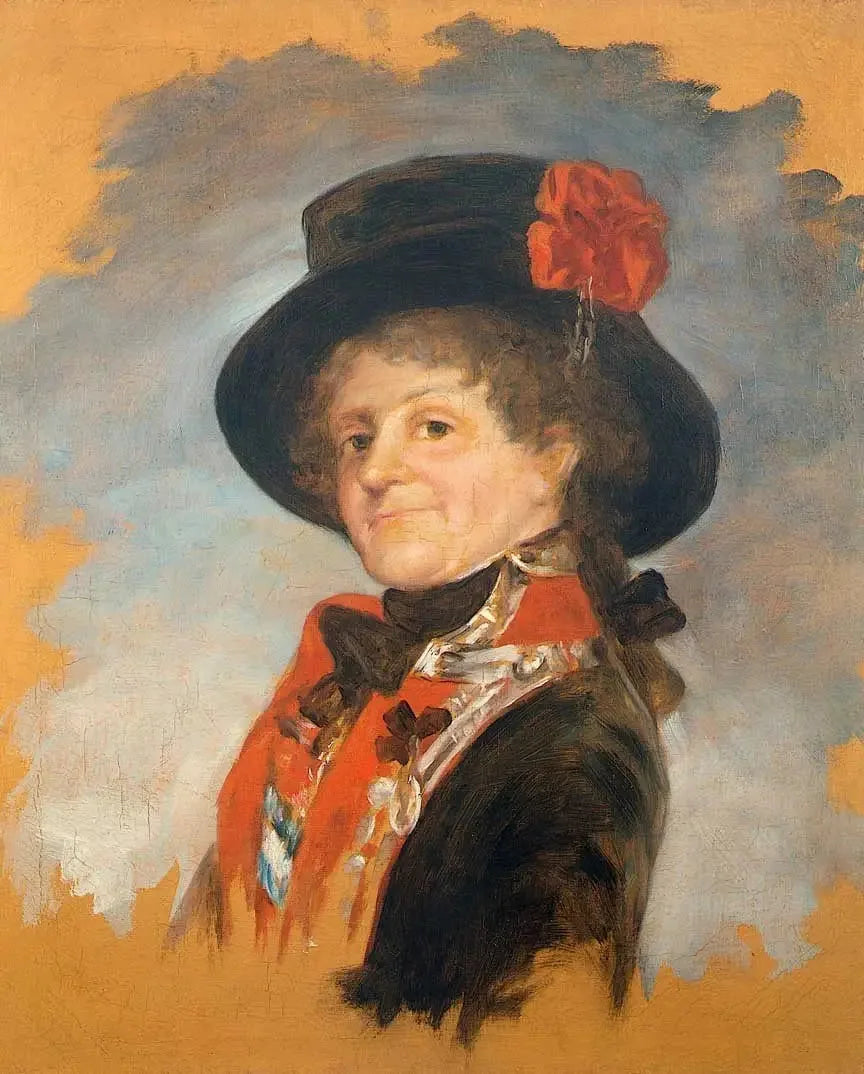 Portrait de la reine Marie-Louise d'Espagne - Francisco de Goya image 1 tableau peint à l’huile sur toile