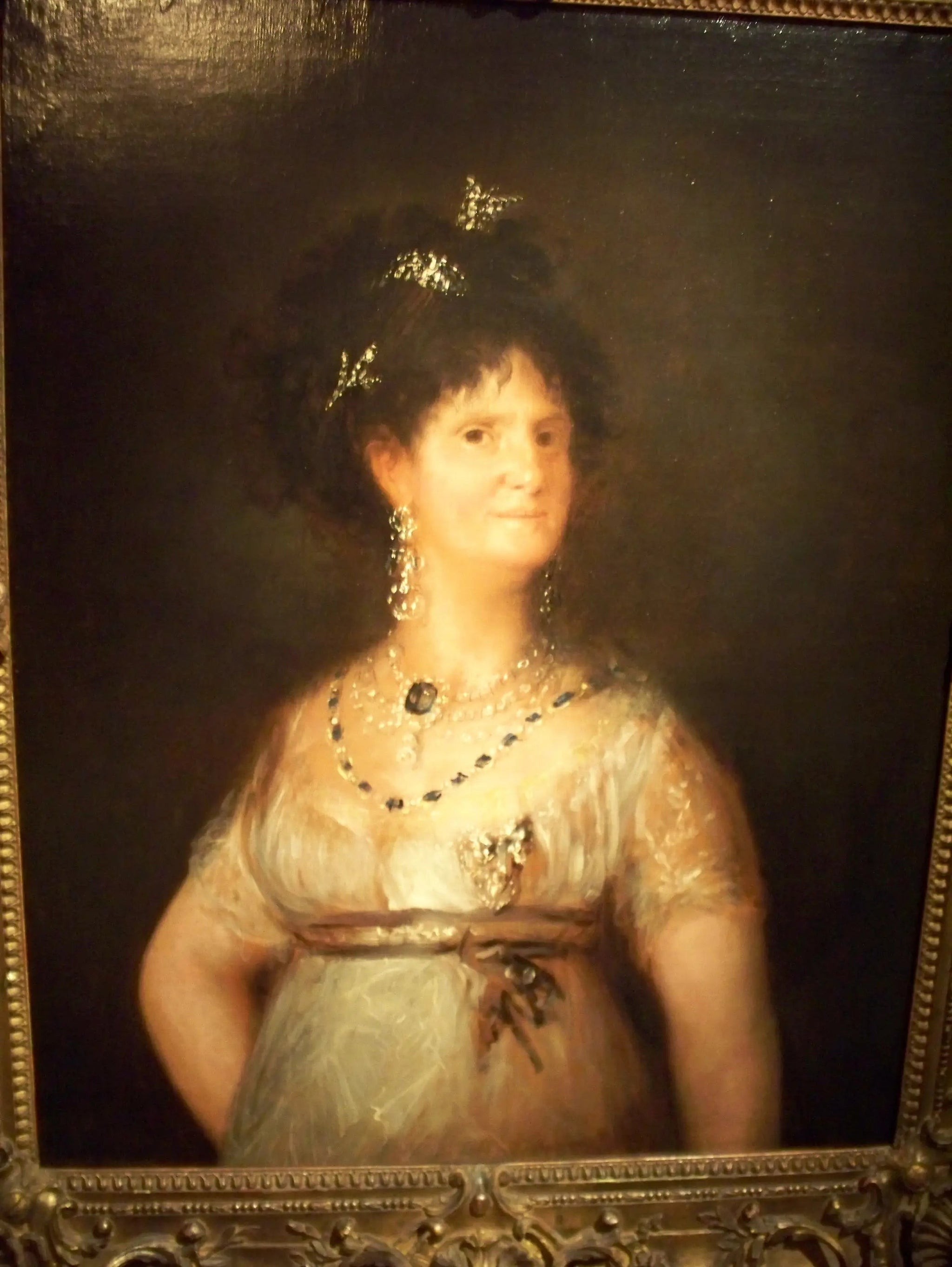 Portrait de la reine Marie-Louise d'Espagne - Francisco de Goya image 1 reproduction réalisée par Alpha Reproduction