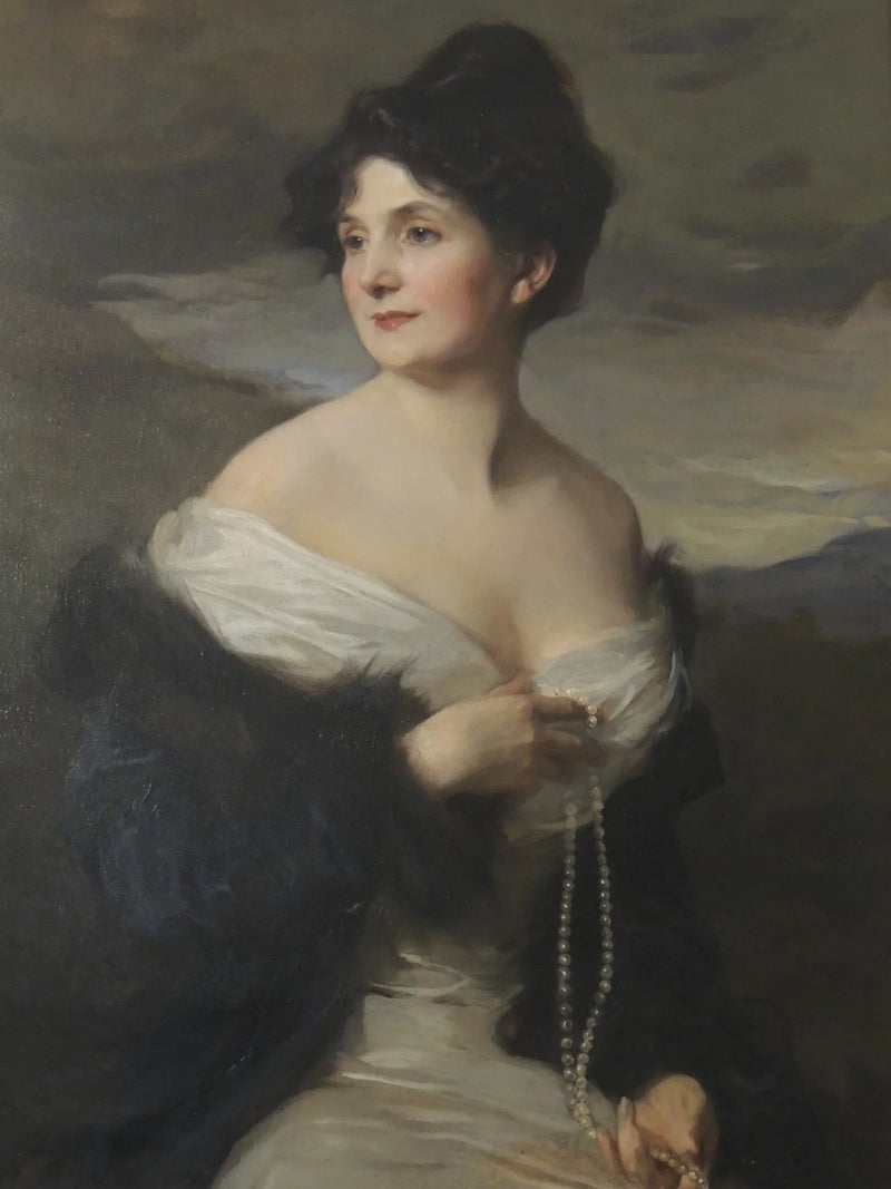 Portrait de la Vicomtesse de Fontenay (1870-1952), femme de l'ambassadeur de France - Philip de László