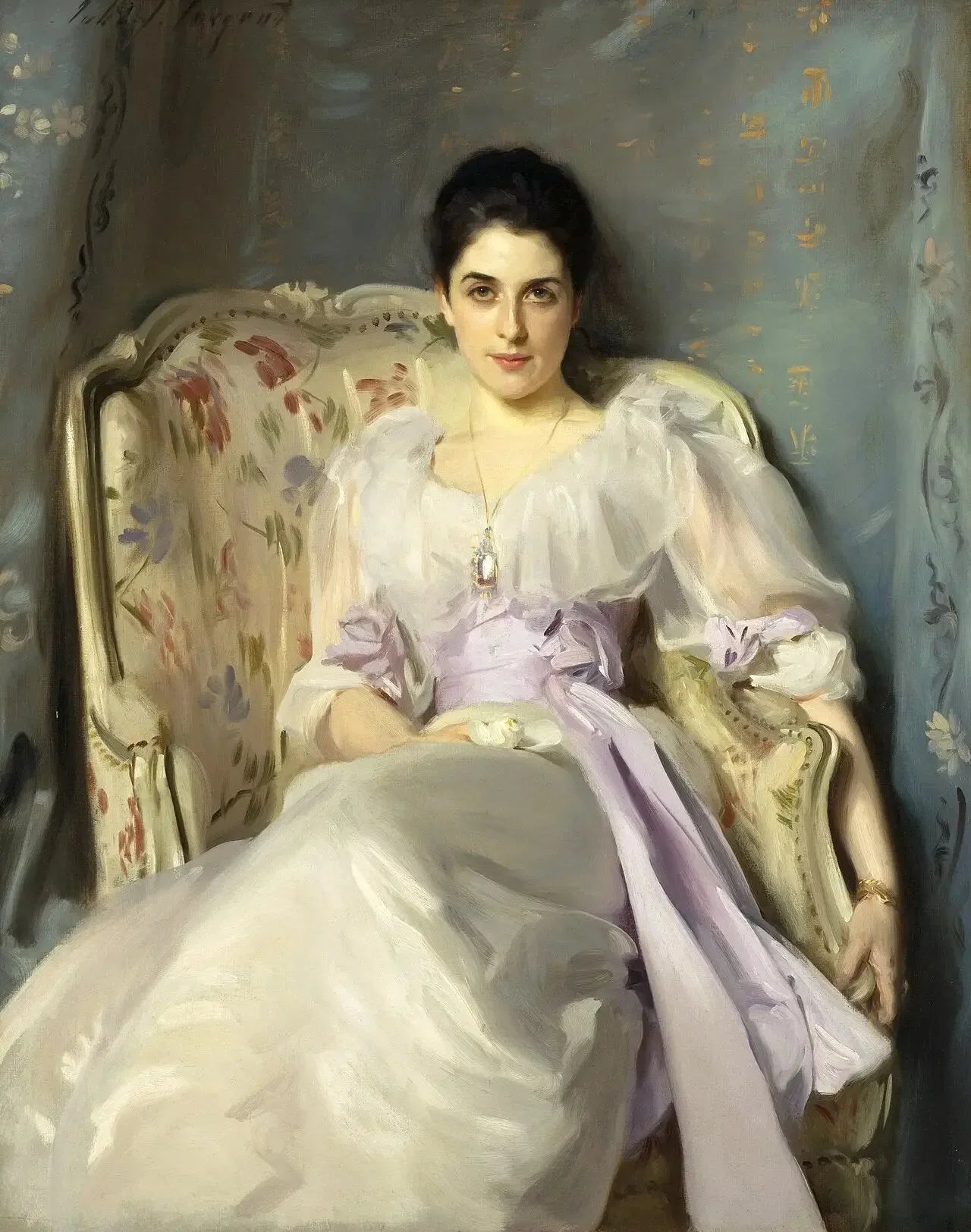 Portrait de Lady Agnew de Lochnaw - John Singer Sargent image 1 copie peinte à la main à l’huile