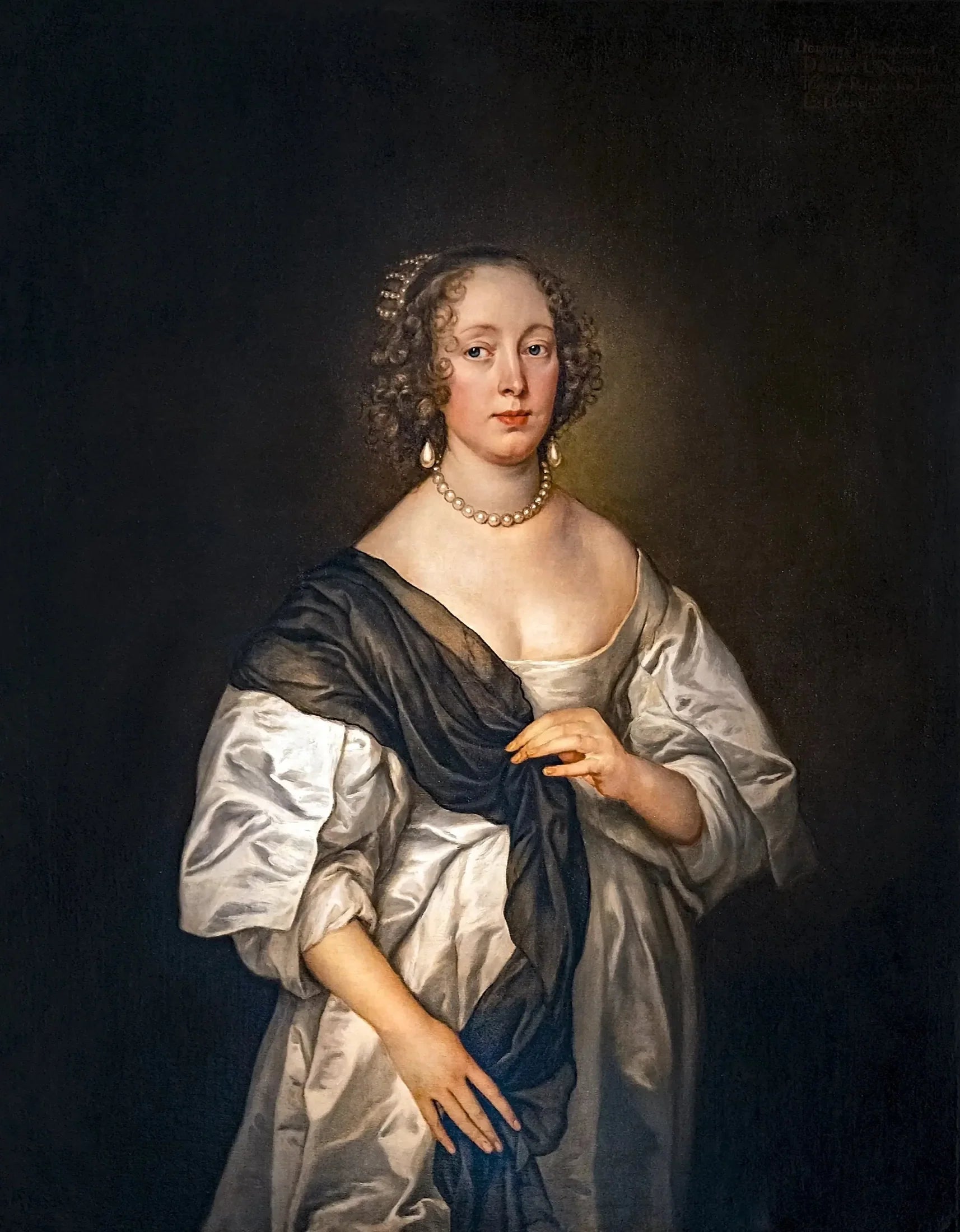 Portrait de Lady Dorothy Dacre - Antoine van Dyck image 1 copie peinte à la main à l’huile
