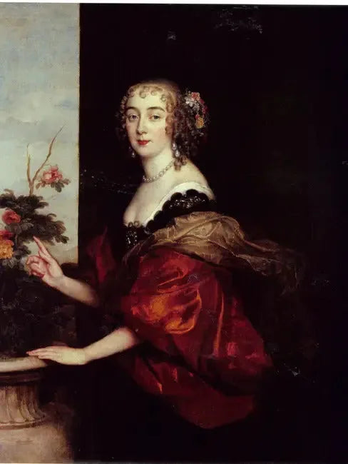 Portrait de Lady Dorothy Sidney, Lady Spencer, comtesse de Sunderland (1617-1684) - Antoine van Dyck