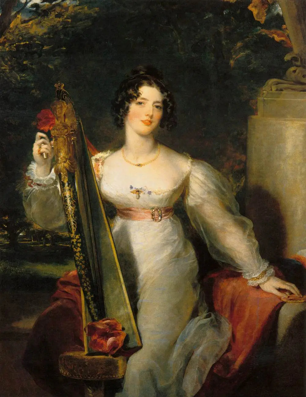 Portrait de Lady Elizabeth Conyngham - Thomas Lawrence image 1 copie peinte à la main à l’huile