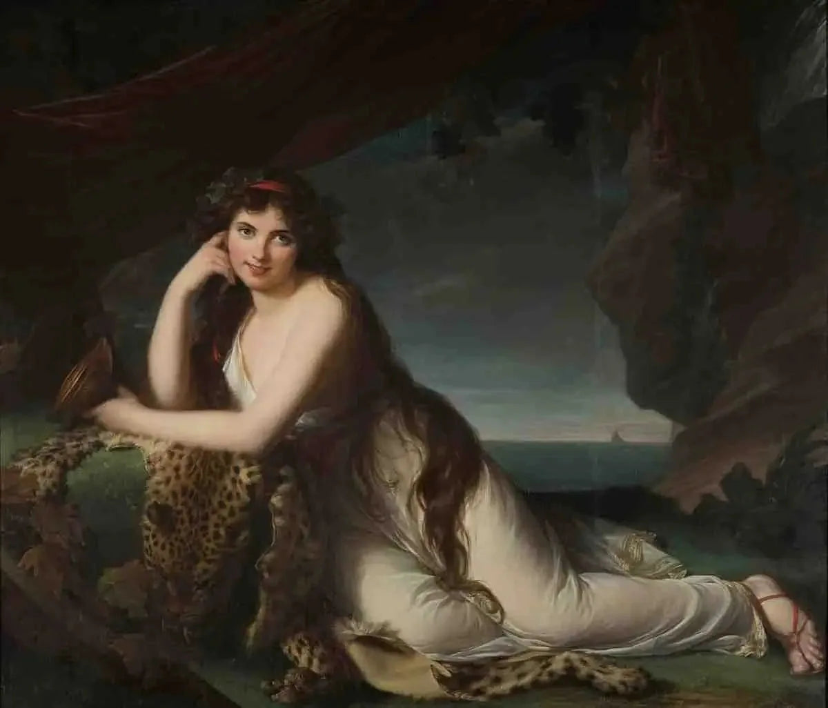 Portrait de Lady Hamilton (1761-1815) - Élisabeth Vigée Le Brun image 1 tableau peint à l’huile sur toile