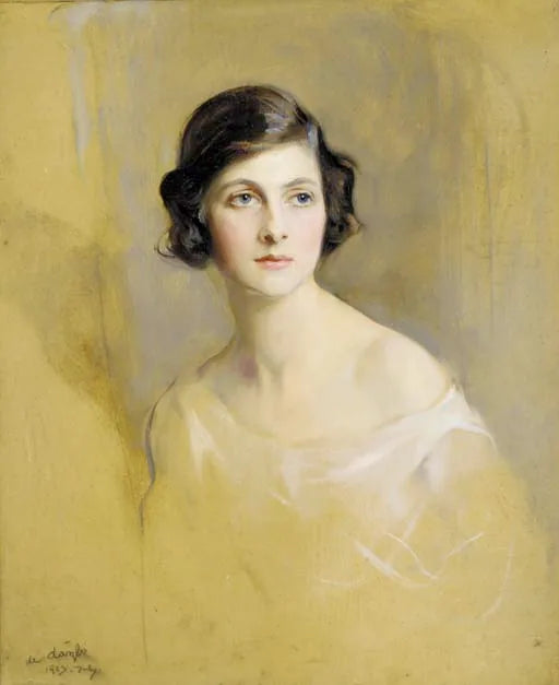 Portrait de Lady Rachel Cavendish, devenue plus tard vicomtesse Stuart de Findhorn - Philip de László image 1 copie peinte à la main à l’huile