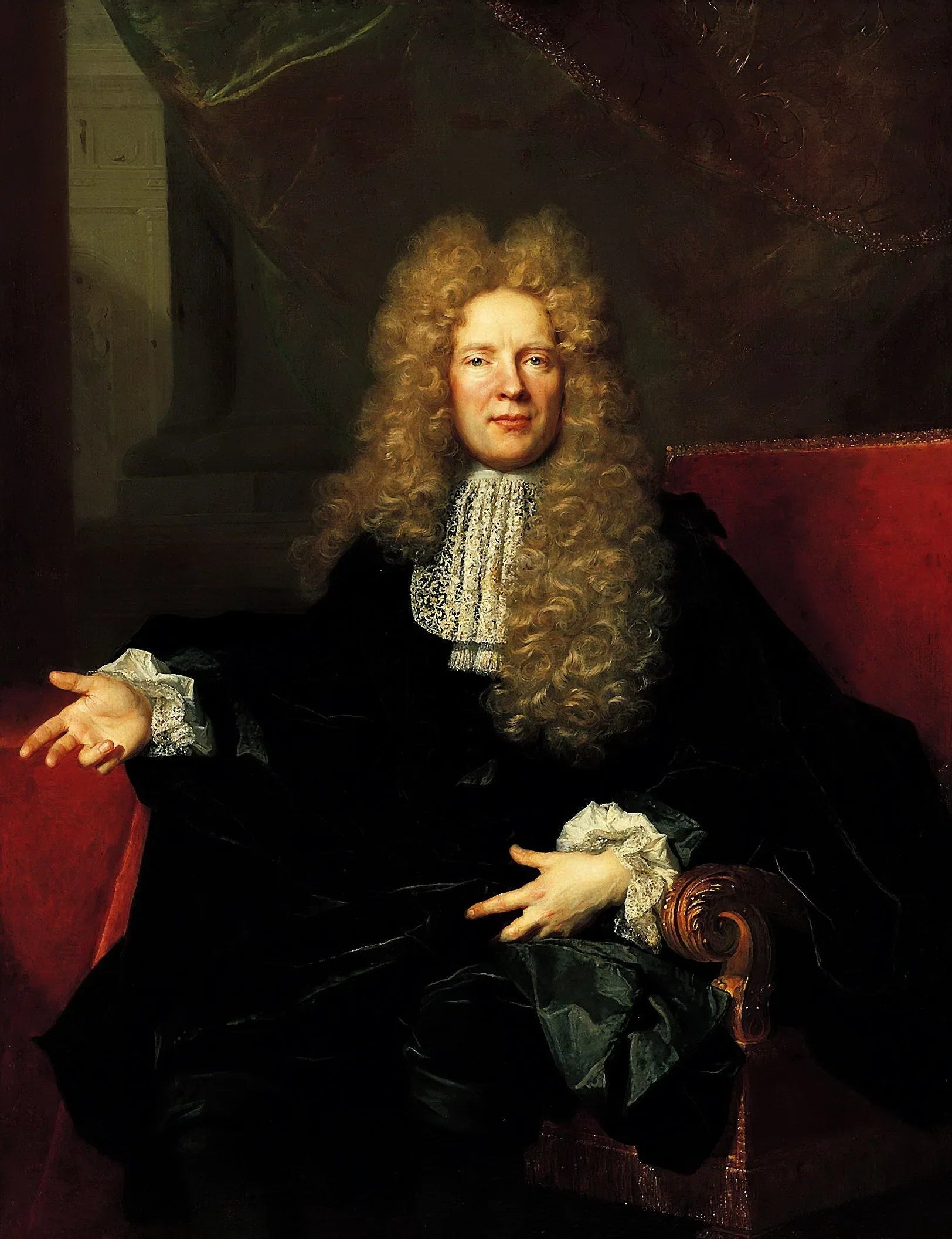 Portrait de Lambert de Vermont - Nicolas de Largillière image 1 reproduction de peinture à l’huile