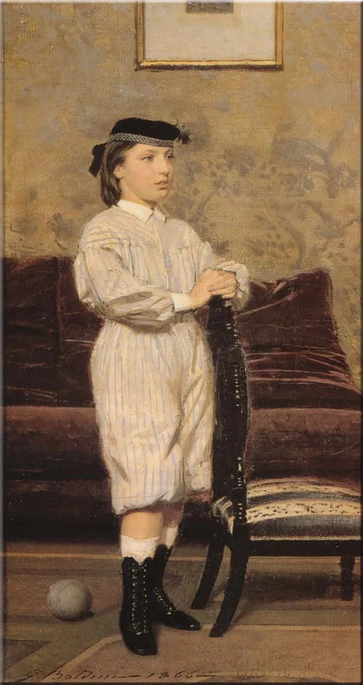 Portrait de Leonetto Banti - Giovanni Boldini image 1 tableau peint à l’huile sur toile