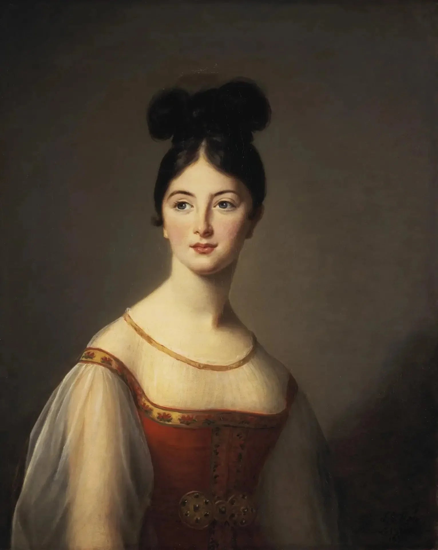 Portrait de Léontine de Rivière - Élisabeth Vigée Le Brun image 1 reproduction réalisée par Alpha Reproduction