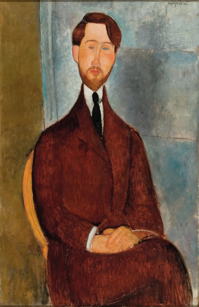 Portrait de Léopold Zborowski - Amedeo Modigliani