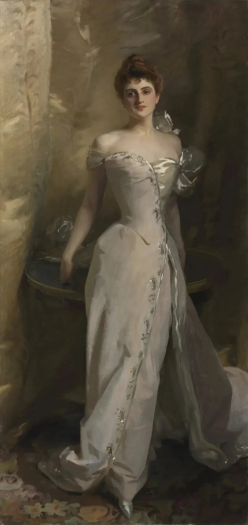 Portrait de Lisa Colt Curtis - John Singer Sargent image 1 reproduction artisanale de tableau