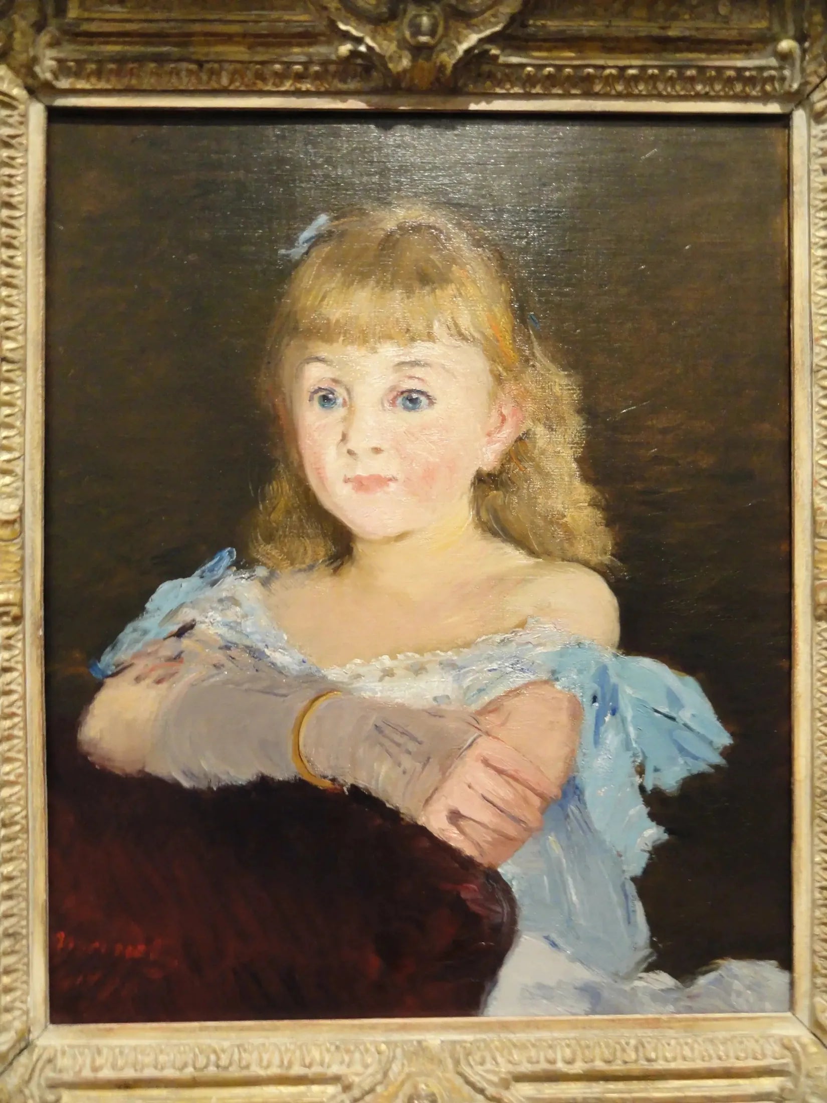 Portrait de Lise Campineanu - Édouard Manet image 1 reproduction artisanale de tableau