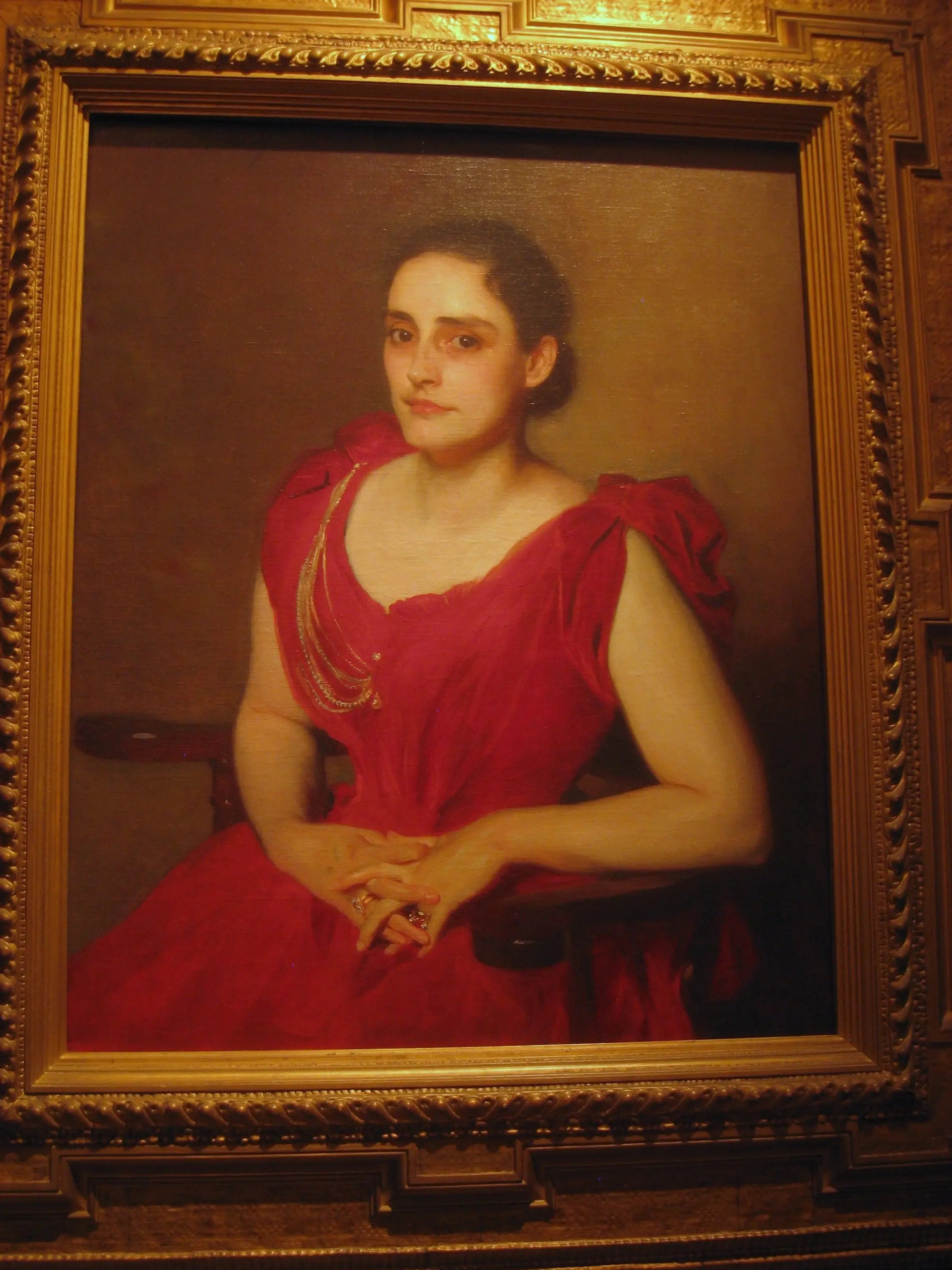 Portrait de Lizzie B. Dewey (Mme Francis Henshaw Dewey II) - John Singer Sargent image 1 reproduction de peinture à l’huile