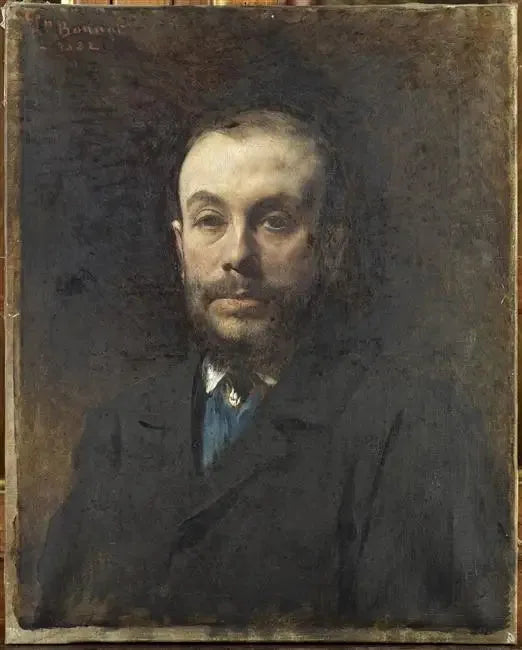 Portrait de Louis Bernier - Léon Bonnat image 1 copie de tableau peinte à la main
