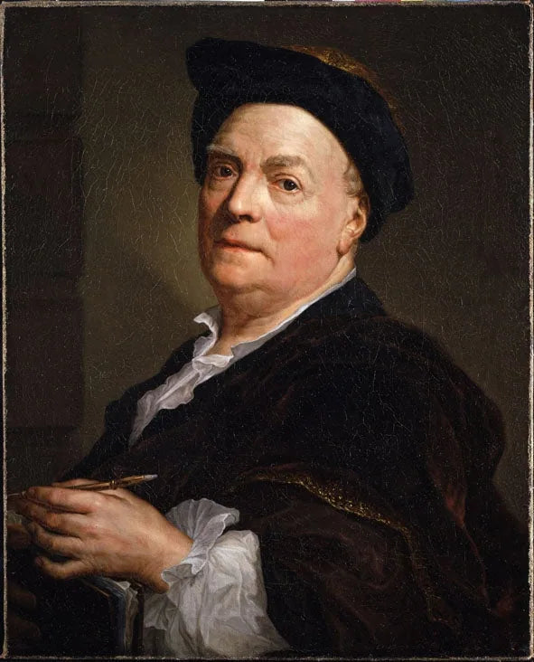 Portrait de Louis du Silvestre - Anton Raphael Mengs image 1 copie peinte à la main à l’huile
