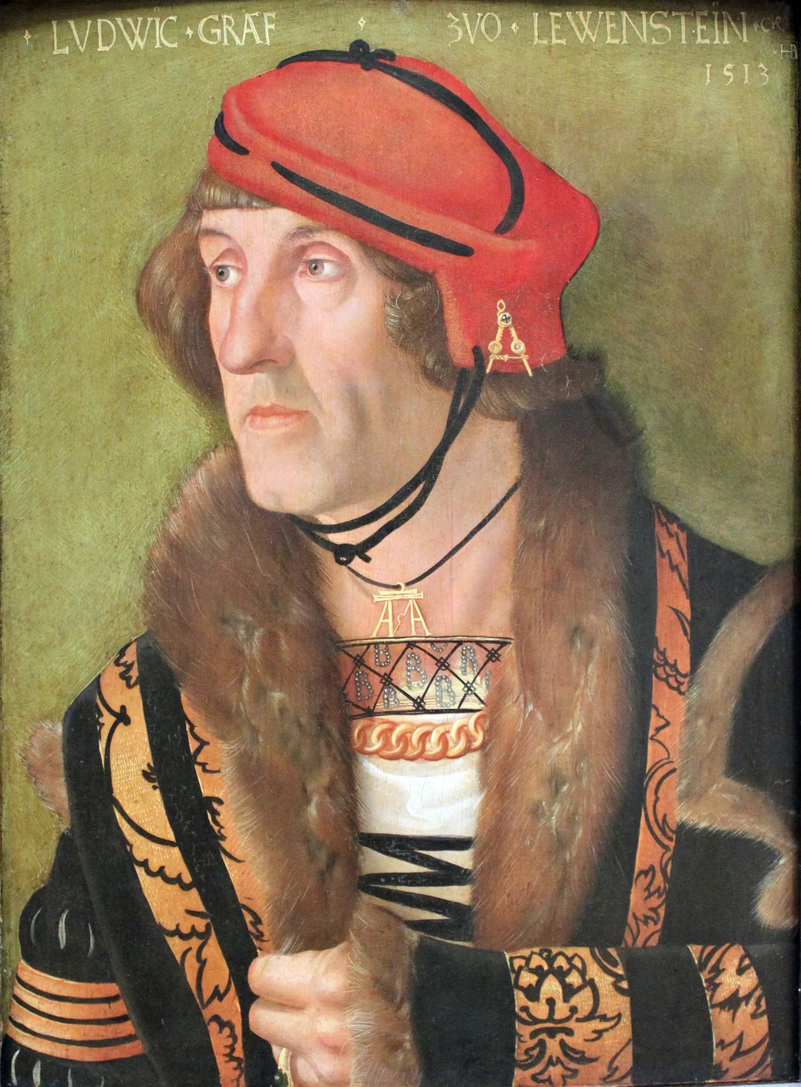 Portrait de Louis Ier, comte de Löwenstein - Hans Baldung Grien image 1 reproduction artisanale de tableau
