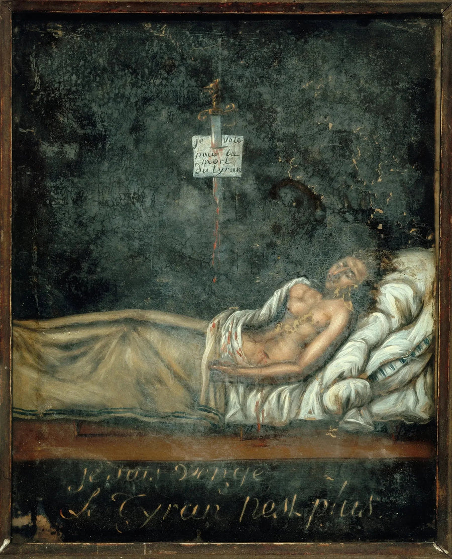 Portrait de Louis-Michel Le Peletier de Saint-Fargeau (1760-1793), sur son lit de mort - Jacques-Louis David