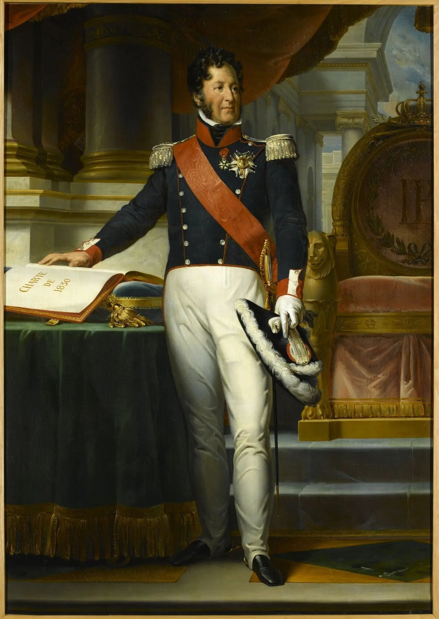 Portrait de Louis-Philippe Ier - François Gérard image 1 reproduction réalisée par Alpha Reproduction