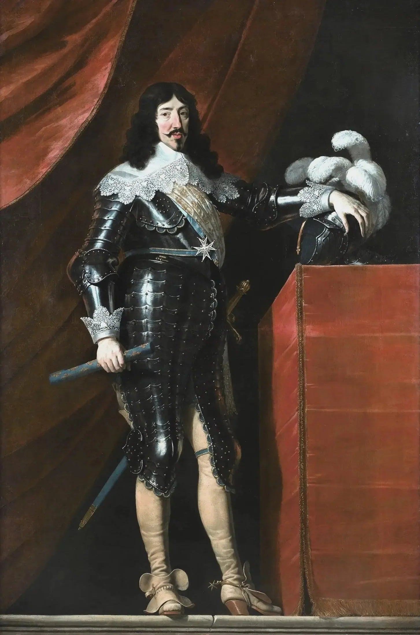 Portrait de Louis XIII - Philippe de Champaigne image 1 copie peinte à la main à l’huile