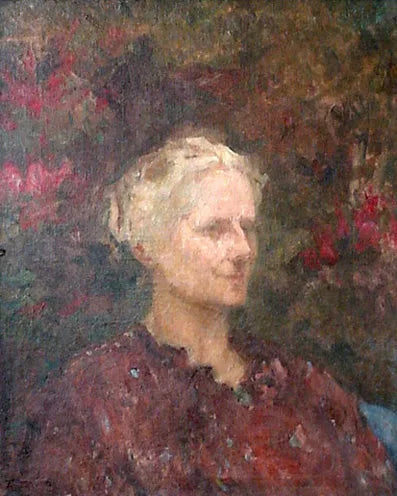 Portrait de Louise - Eliseu Visconti image 1 reproduction de peinture à l’huile