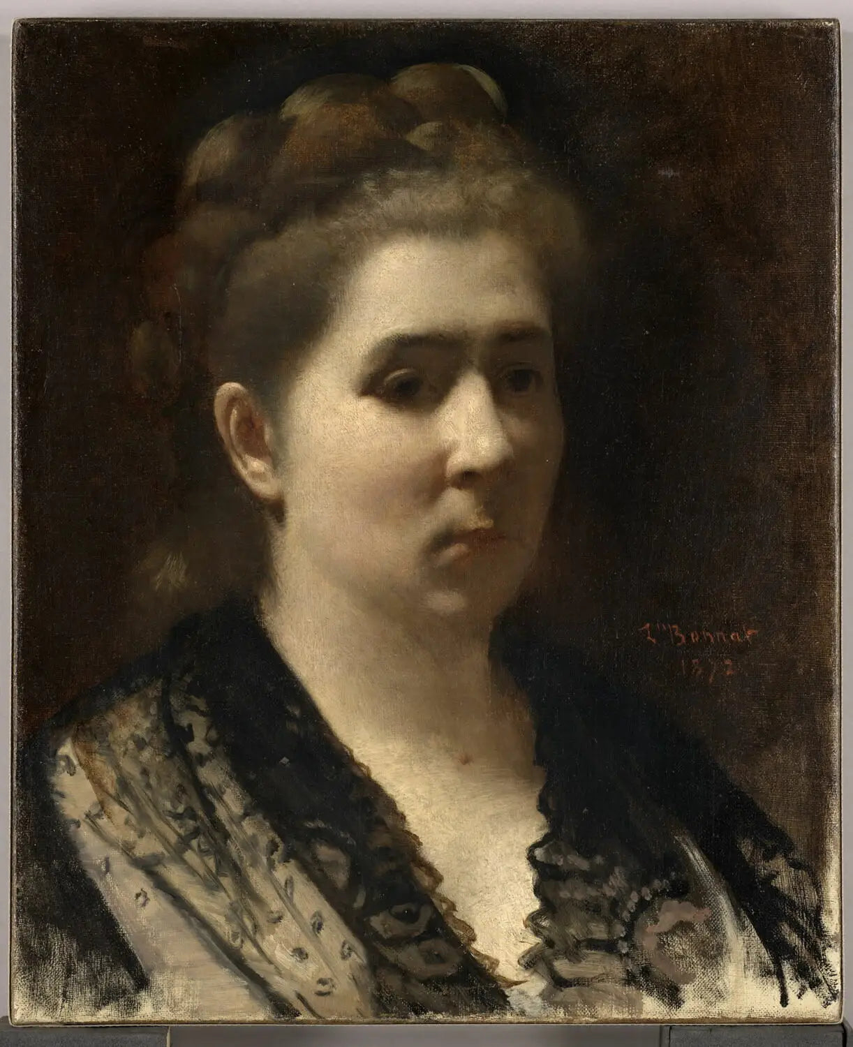 Portrait de Louise Lienhard. - Léon Bonnat image 1 reproduction d’œuvre d’art à l’huile