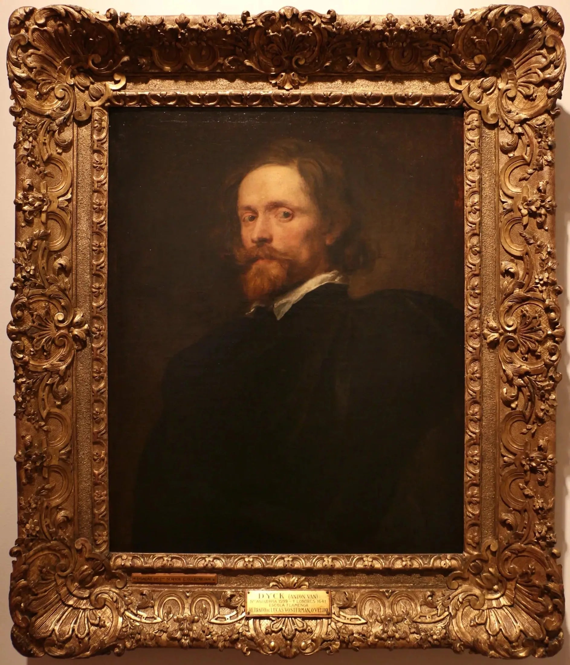 Portrait de Lucas Vorsterman - Antoine van Dyck image 1 reproduction de peinture à l’huile
